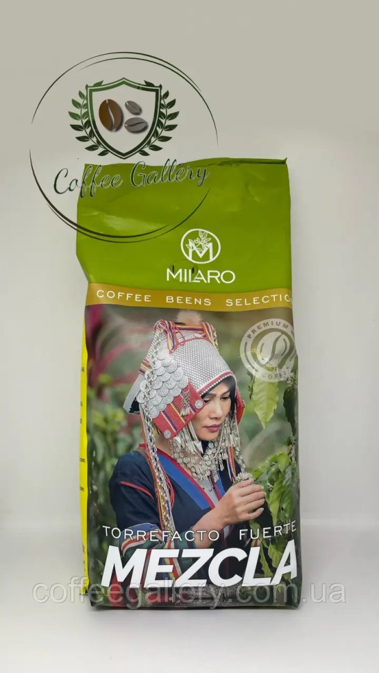 Кофе в зернах Milaro Mezcla Torrefacto Fuerte 1000 г
