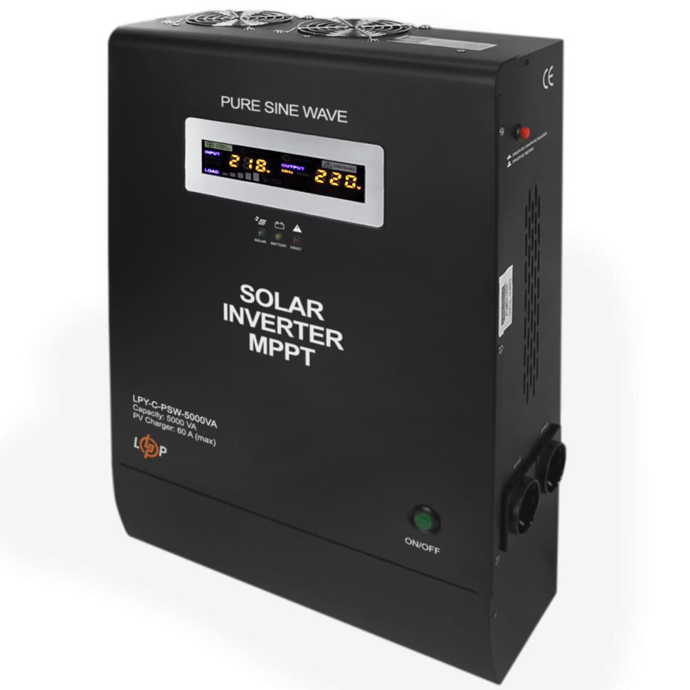 Солнечный инвертор (ИБП) LogicPower LPY-C-PSW-5000VA (3500W) MPPT48V