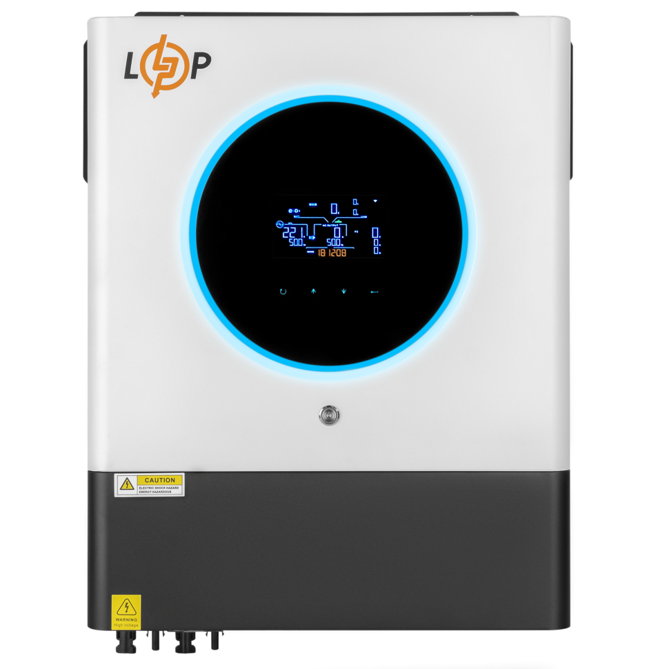 Гибридный солнечный инвертор (ИБП) LPW-MAXII-8000VA (8000Вт) MPPT...