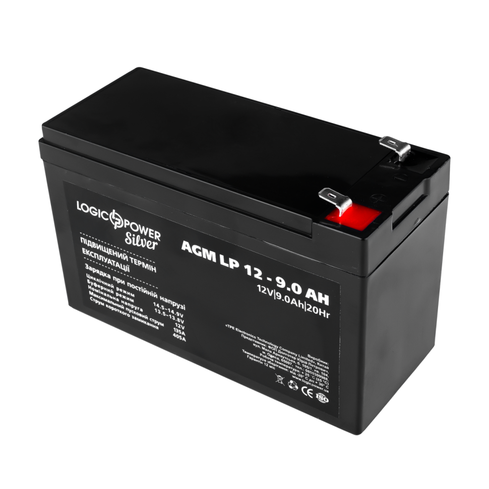 Аккумулятор AGM LogicPower LP 12V - 9 Ah Silver
