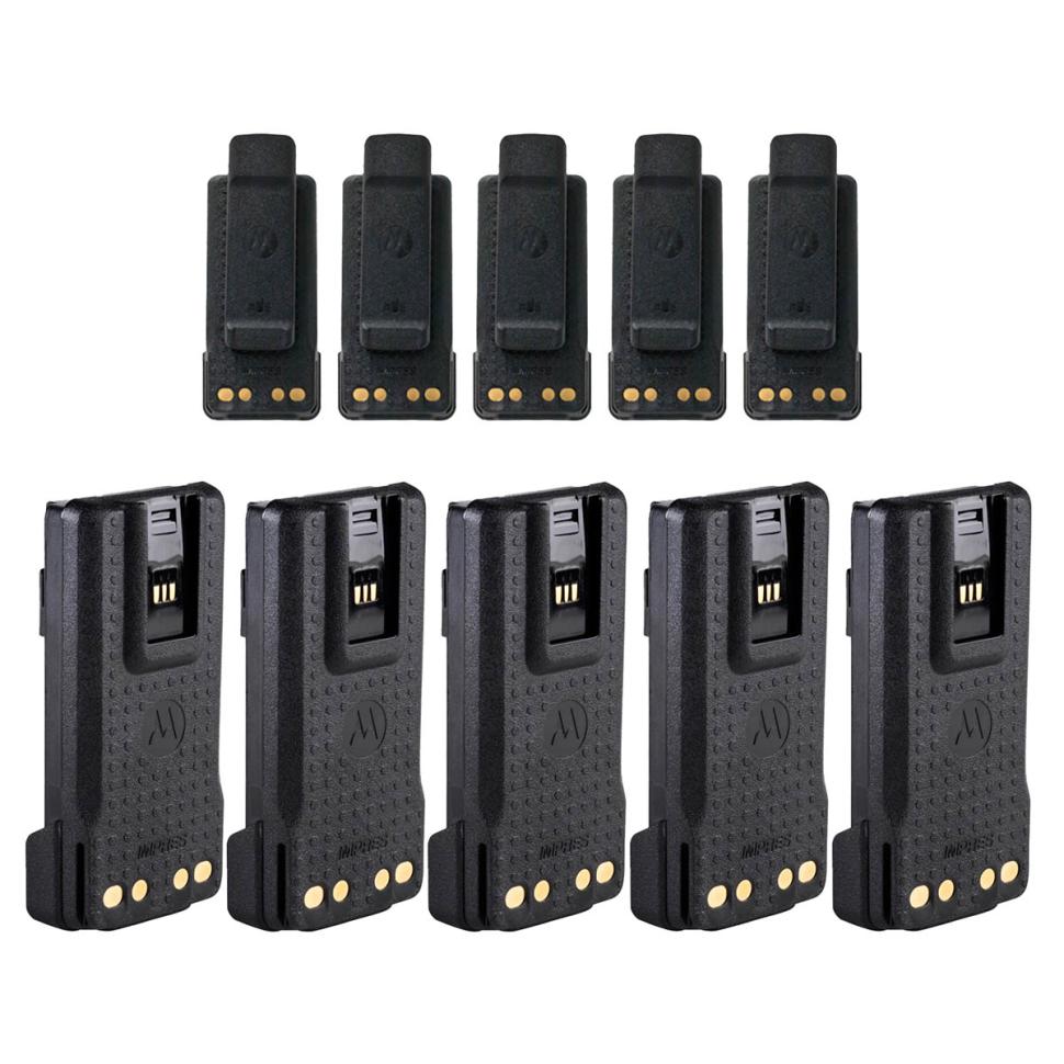 Аккумуляторная батарея Motorola PMNN4488A (5 шт) + клипса Motorola...