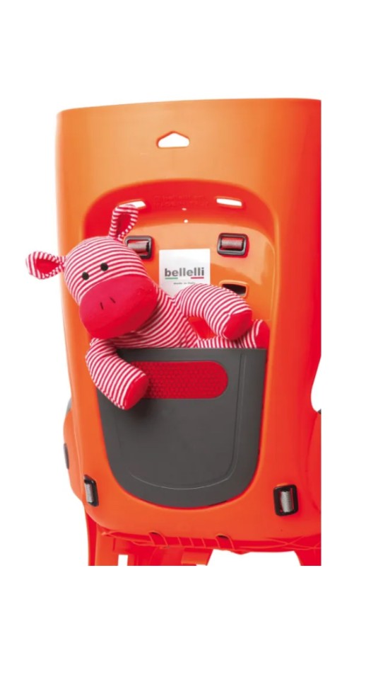 Сиденье задн. Bellelli Summer Standart B-fix до 22кг, оранжевое с черной подкладкой Сиденье задн. Bellelli Summer Standart B-fix до 22кг, оранжевое с черной подкладкой
