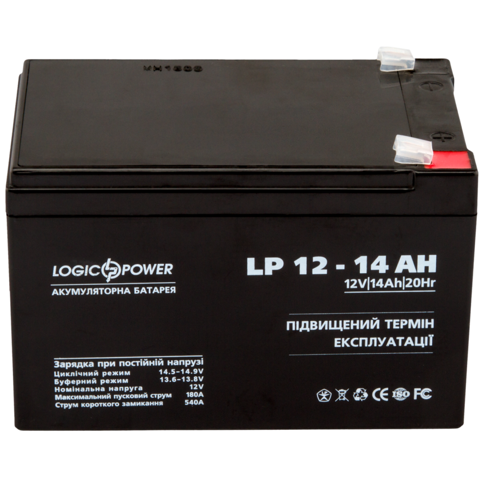 Аккумулятор AGM LogicPower LP 12V - 14 Ah Silver Аккумулятор AGM LogicPower LP 12V - 14 Ah Silver