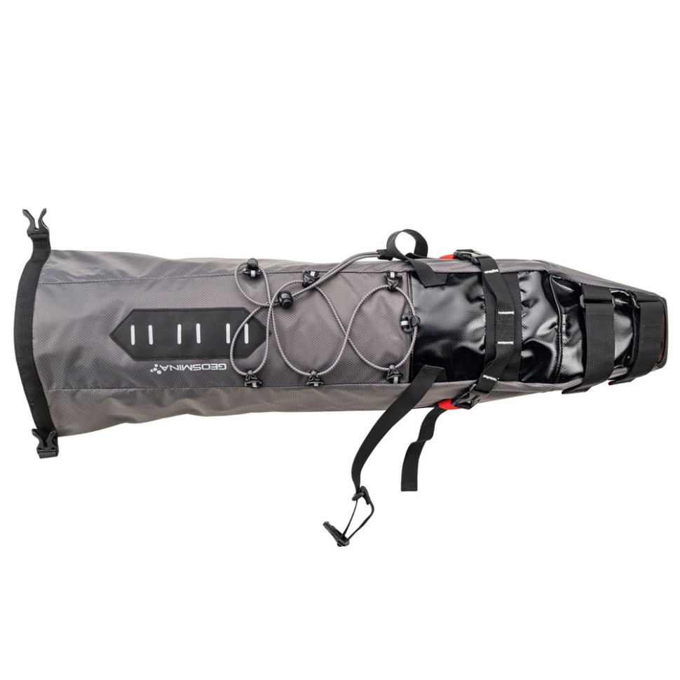 Сумка подседельная GEOSMINA Large Seat Bag (15L), 520г, серая Сумка подседельная GEOSMINA Large Seat Bag (15L), 520г, серая