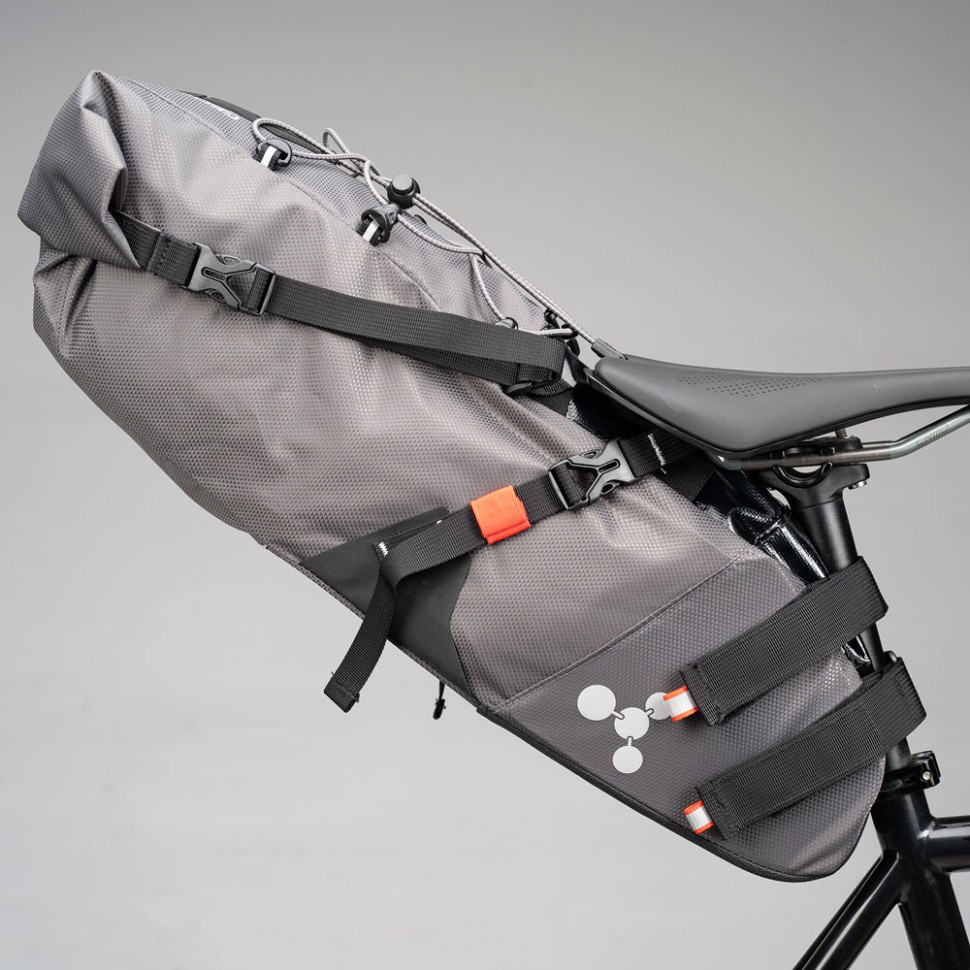 Сумка подседельная GEOSMINA Large Seat Bag (15L), 520г, серая Сумка подседельная GEOSMINA Large Seat Bag (15L), 520г, серая