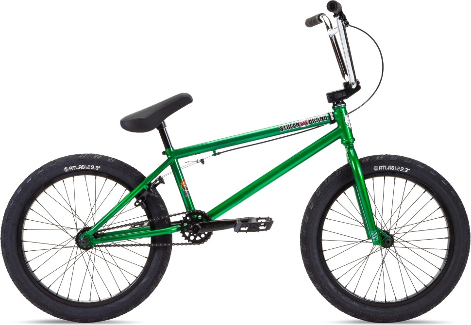 Велосипед 20" Stolen HEIST 21.00" 2023 DARK GREEN W/ CHROME