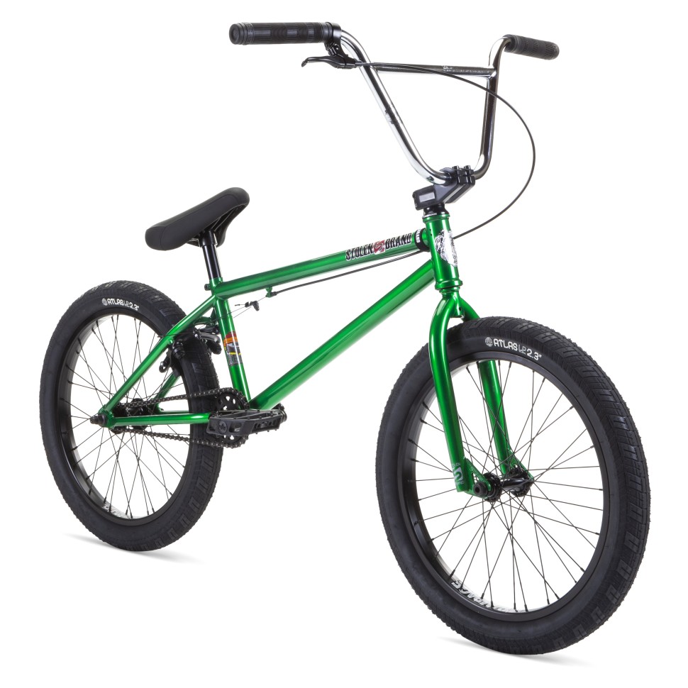 Велосипед 20" Stolen HEIST 21.00" 2023 DARK GREEN W/ CHROME Велосипед 20" Stolen HEIST 21.00" 2023 DARK GREEN W/ CHROME