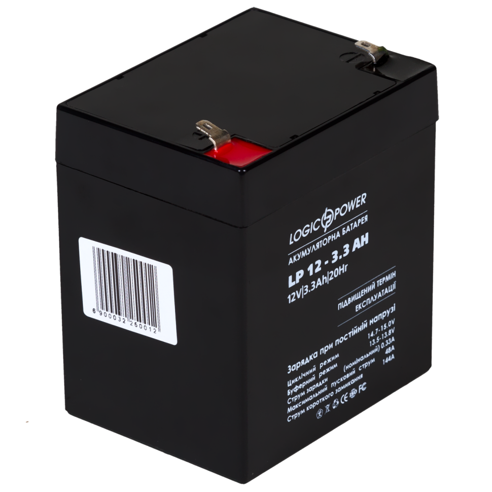 Аккумулятор AGM LogicPower LP 12V - 3.3 Ah Silver