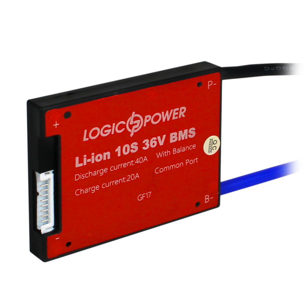 BMS плата LogicPower LP Li-ion 36V 10S Dis 40A Ch 20A BMS плата LogicPower LP Li-ion 36V 10S Dis 40A Ch 20A