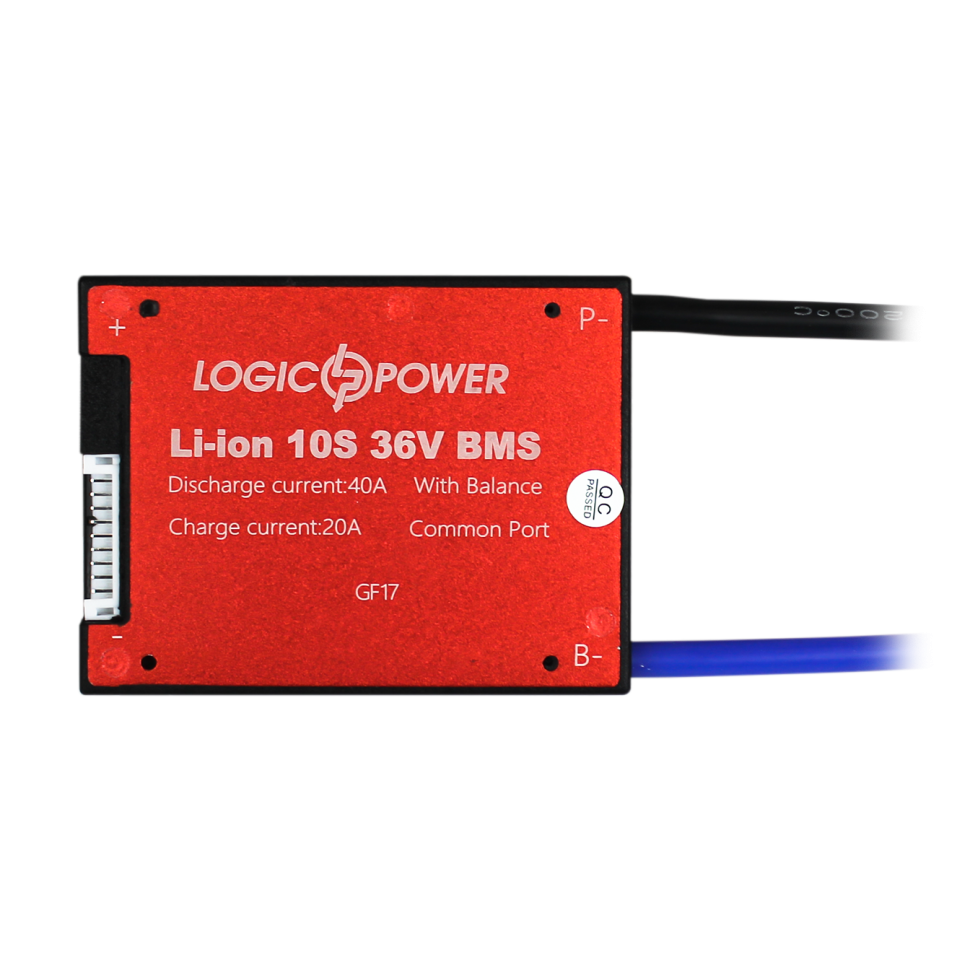 BMS плата LogicPower LP Li-ion 36V 10S Dis 40A Ch 20A BMS плата LogicPower LP Li-ion 36V 10S Dis 40A Ch 20A