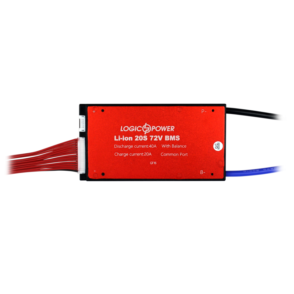 BMS плата LogicPower LP Li-ion 72V 20S Dis 40A Ch 20A