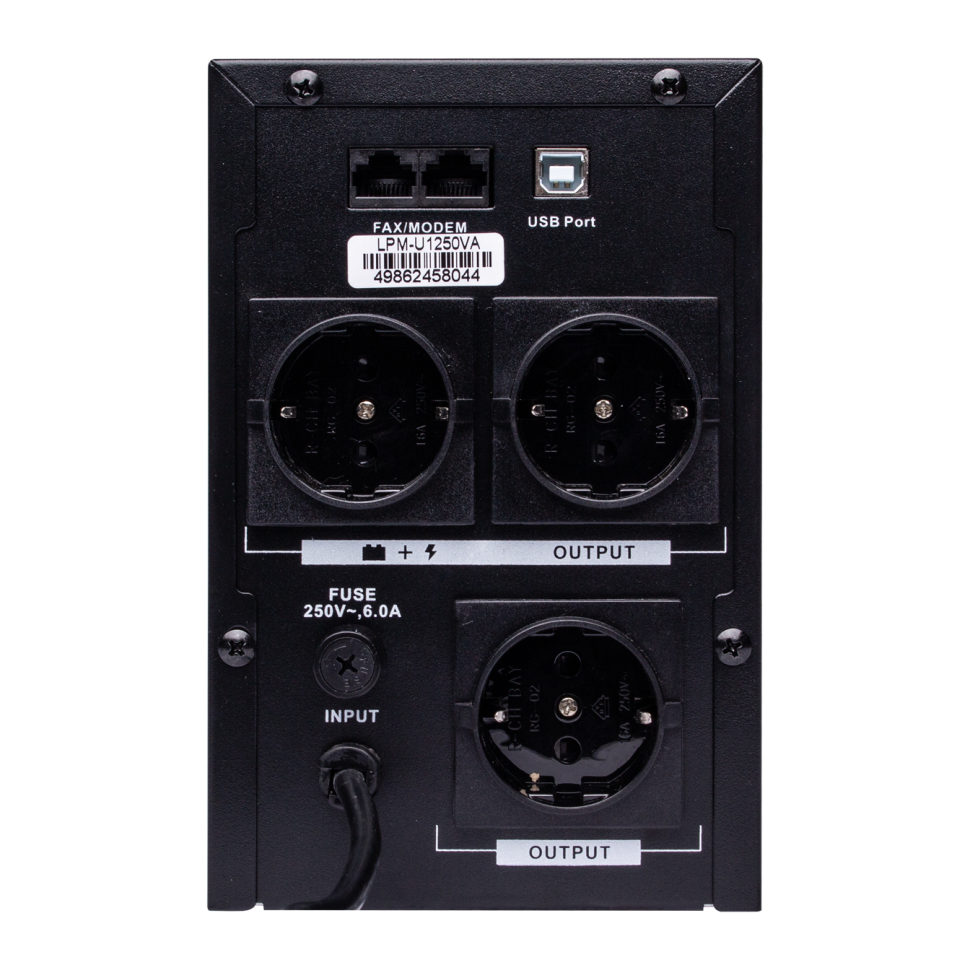 Линейно-интерактивный ИБП LPM-U1250VA (875Вт) Линейно-интерактивный ИБП LPM-U1250VA (875Вт)
