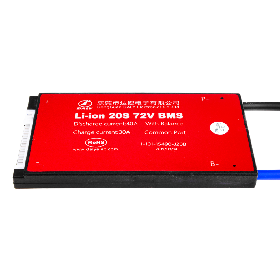 BMS плата LogicPower LP Li-ion 72V 20S Dis 40A Ch 30A